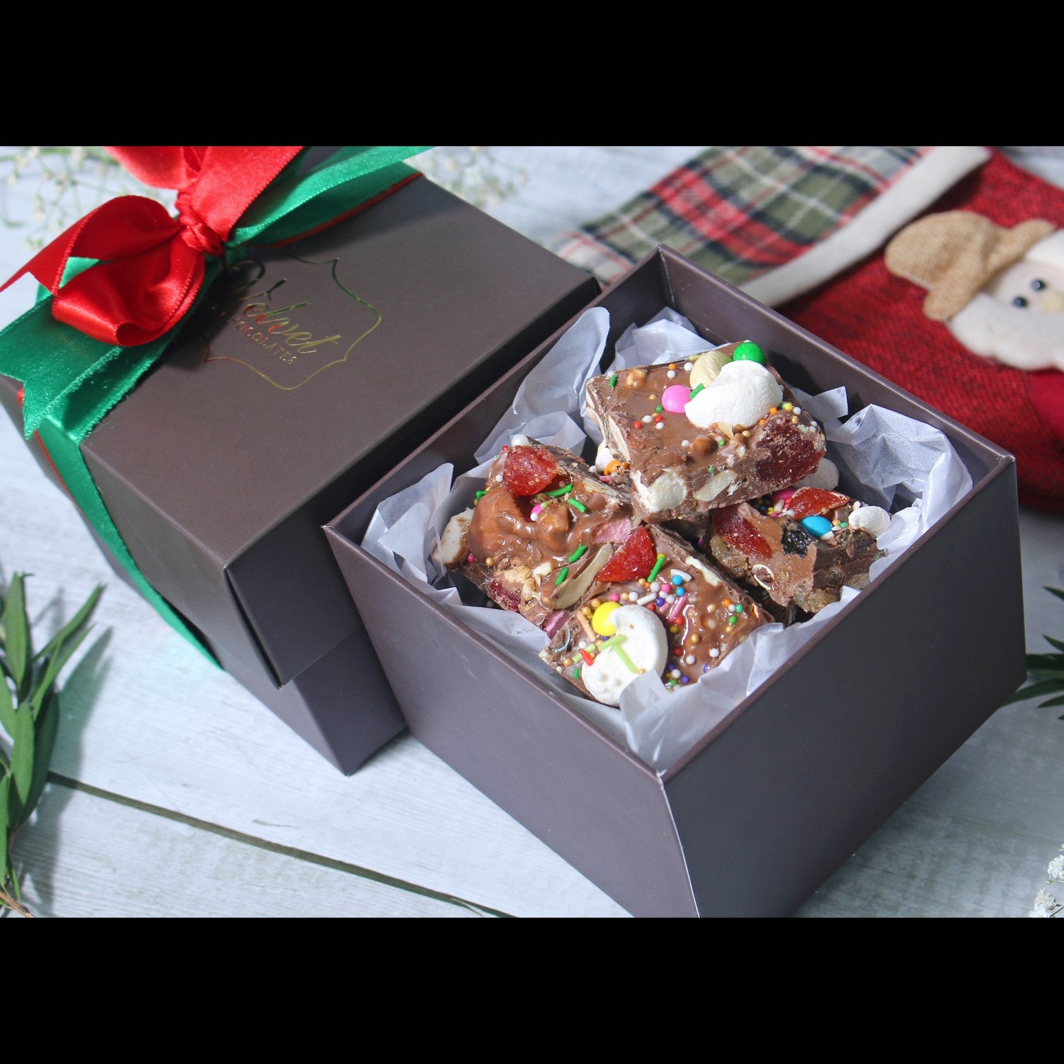 Christmas Rocky Road