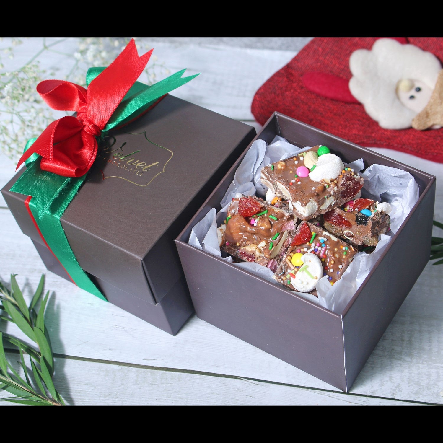 Christmas Rocky Road