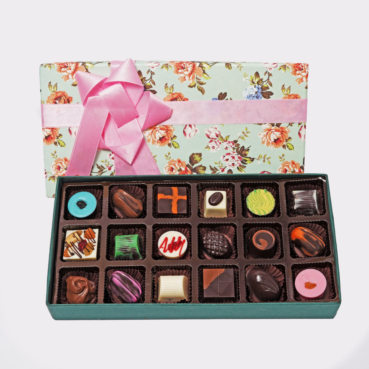 Sweet floral chocolates