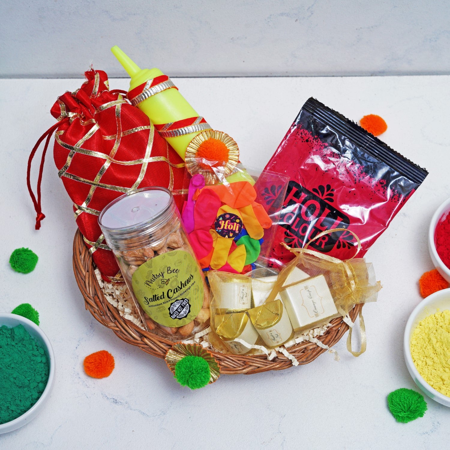 Colourful delight basket