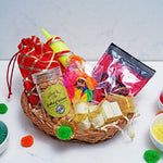 Colourful delight basket