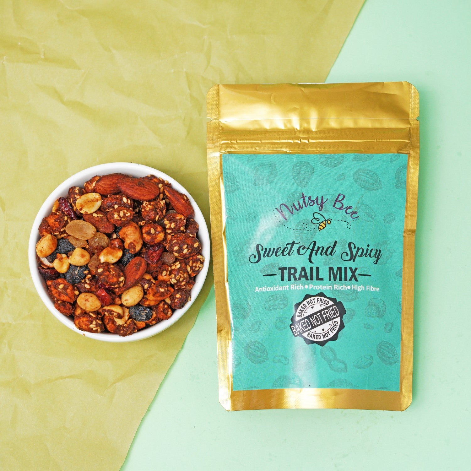 Sweet And Spicy Trail Mix