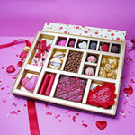 Love Confections box: Meticulously curated collection of love touched confections just for someone very special to your heart!